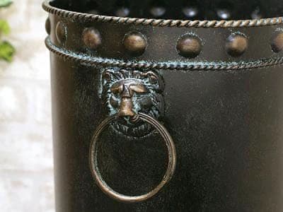 ライオン 傘立て アンブレラスタンド アイアン製 アンティーク ビンテージ 玄関