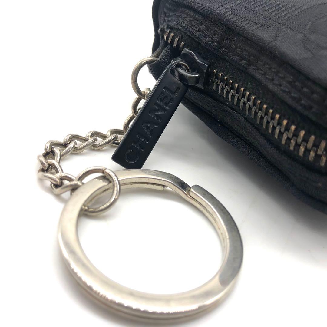 【美品】CHANEL ケース ポーチ ニュートラベル ココマーク ブラック