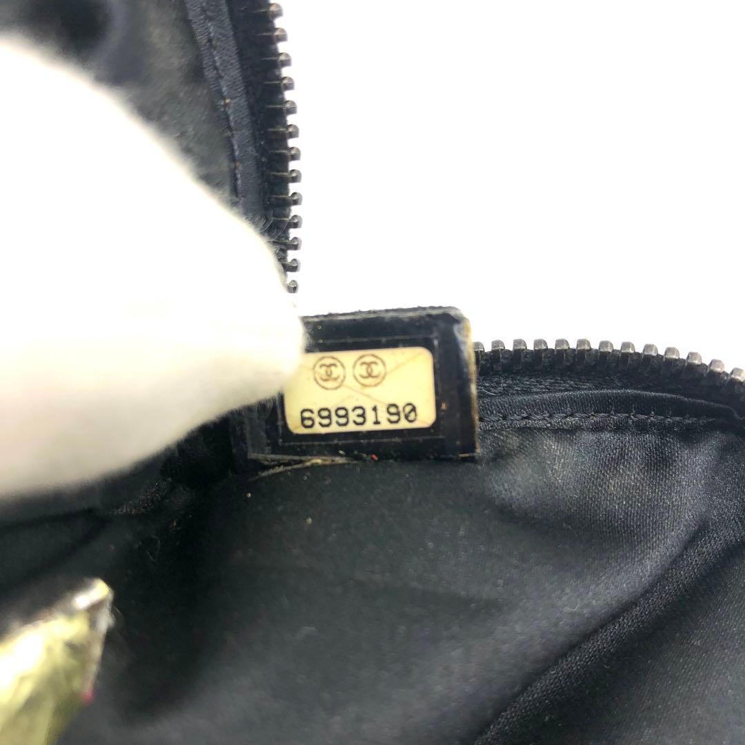 【美品】CHANEL ケース ポーチ ニュートラベル ココマーク ブラック