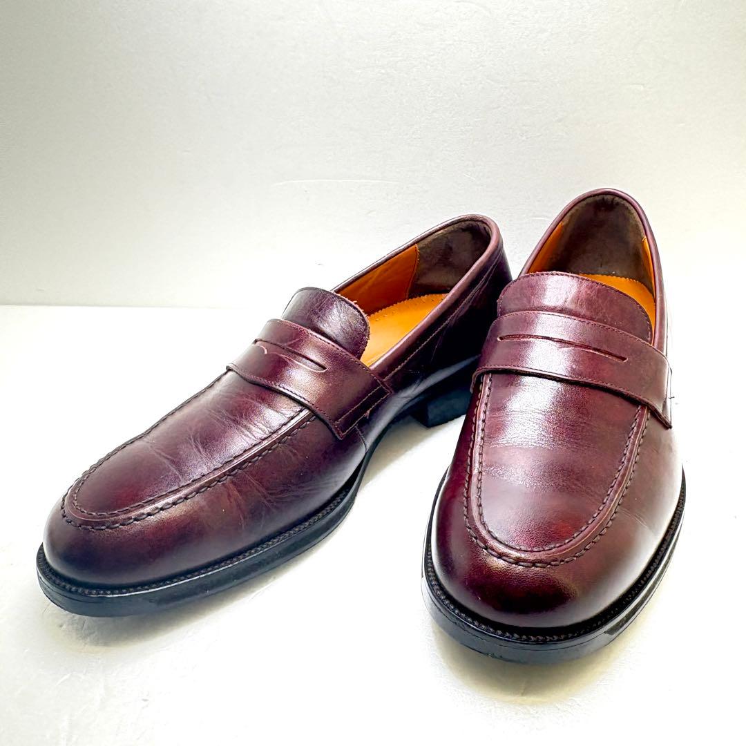 人気モデル ASICS RUNWALK 本革 ローファー 25.5cm