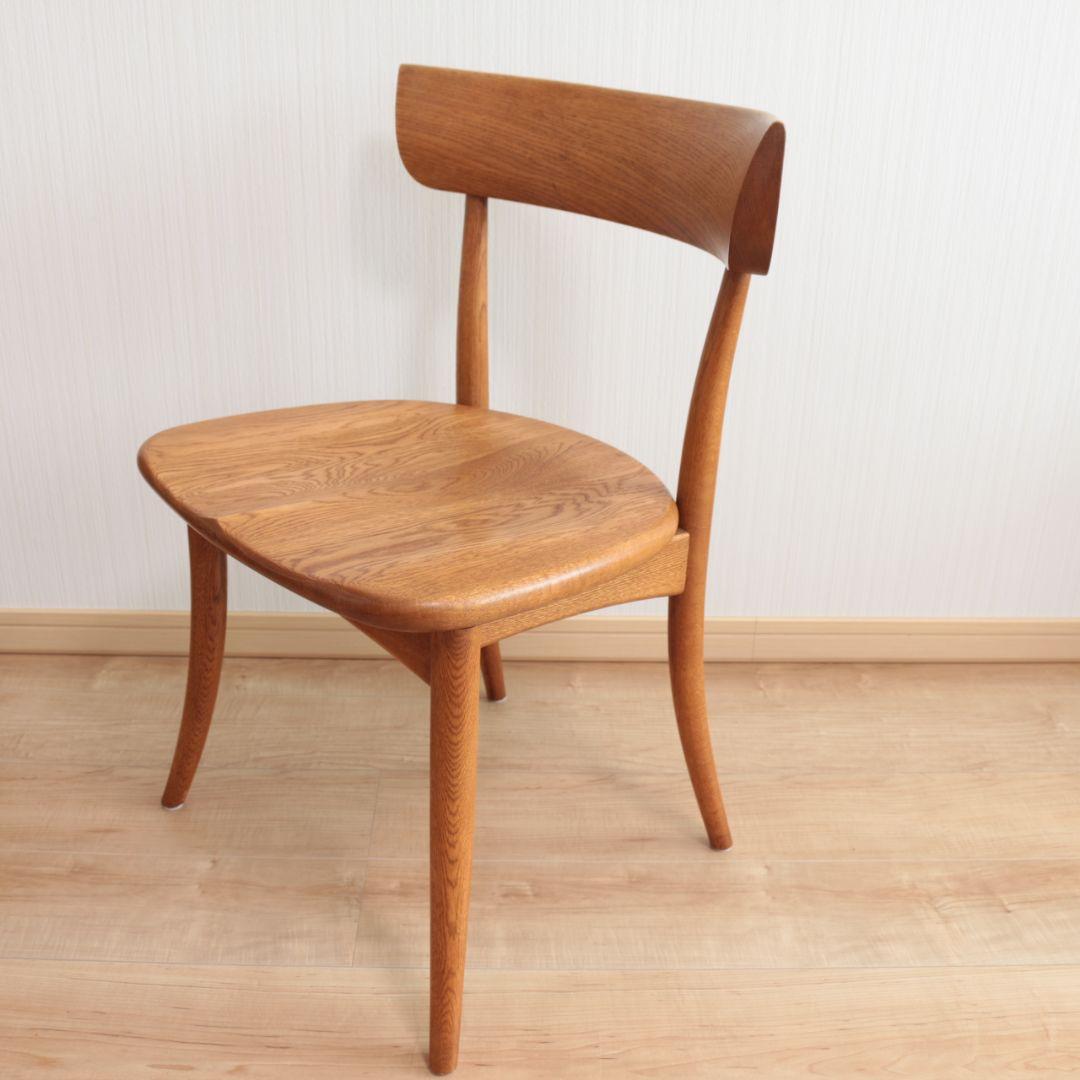 HIDA CRESCENT Oak Chair Repainted ②