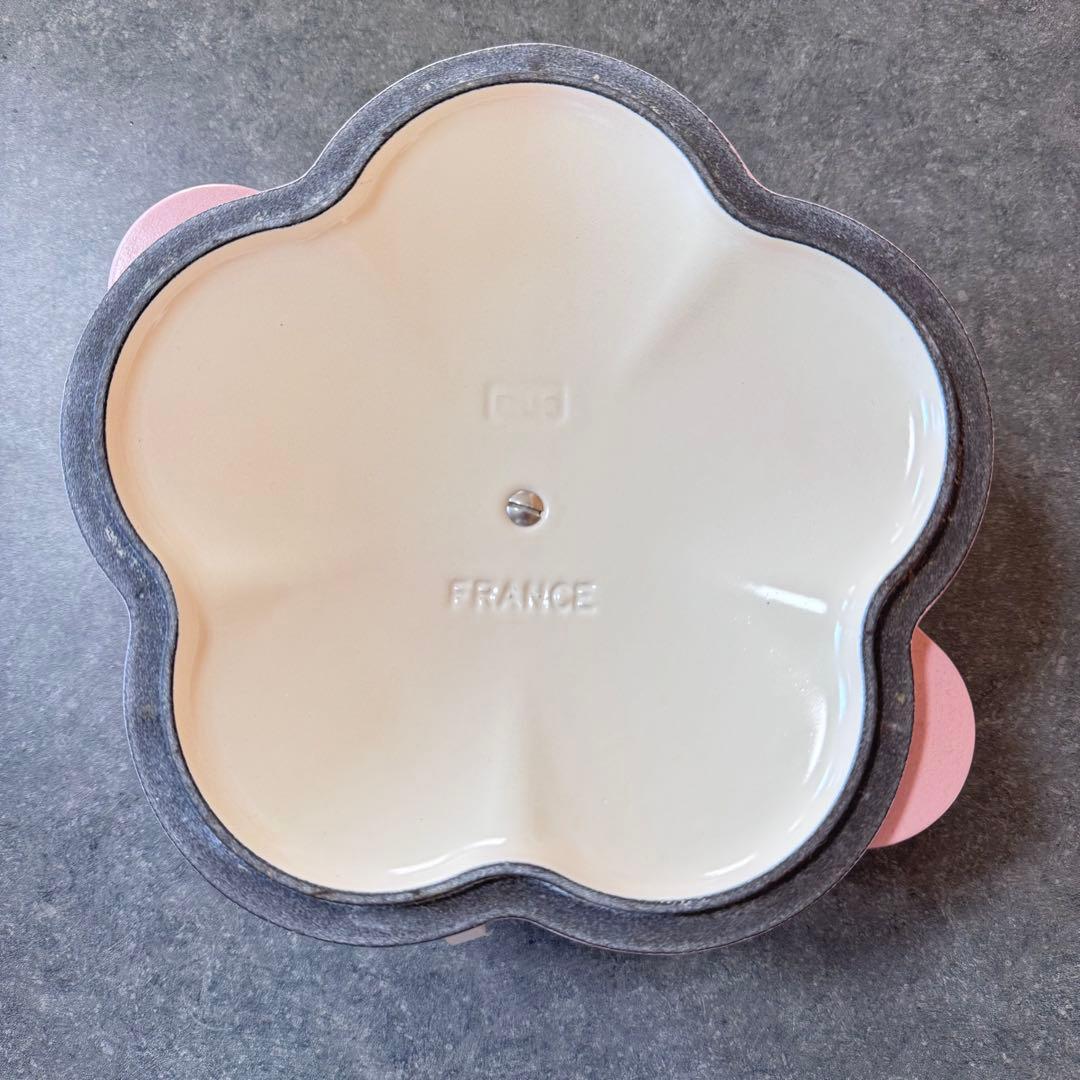 ルクルーゼ ココットフルール ココットフラワー シュガーピンク ピンク 20cm