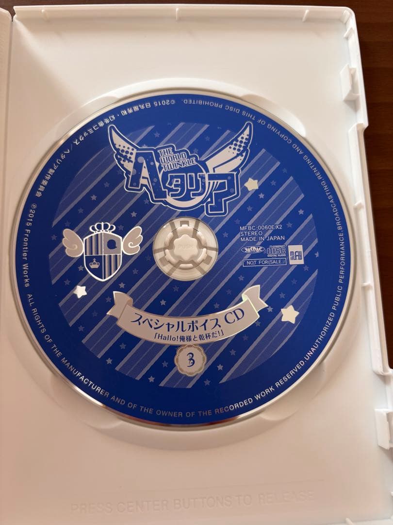 ヘタリア World Twinkle アニメDVDセット 特典CD 原作カード付