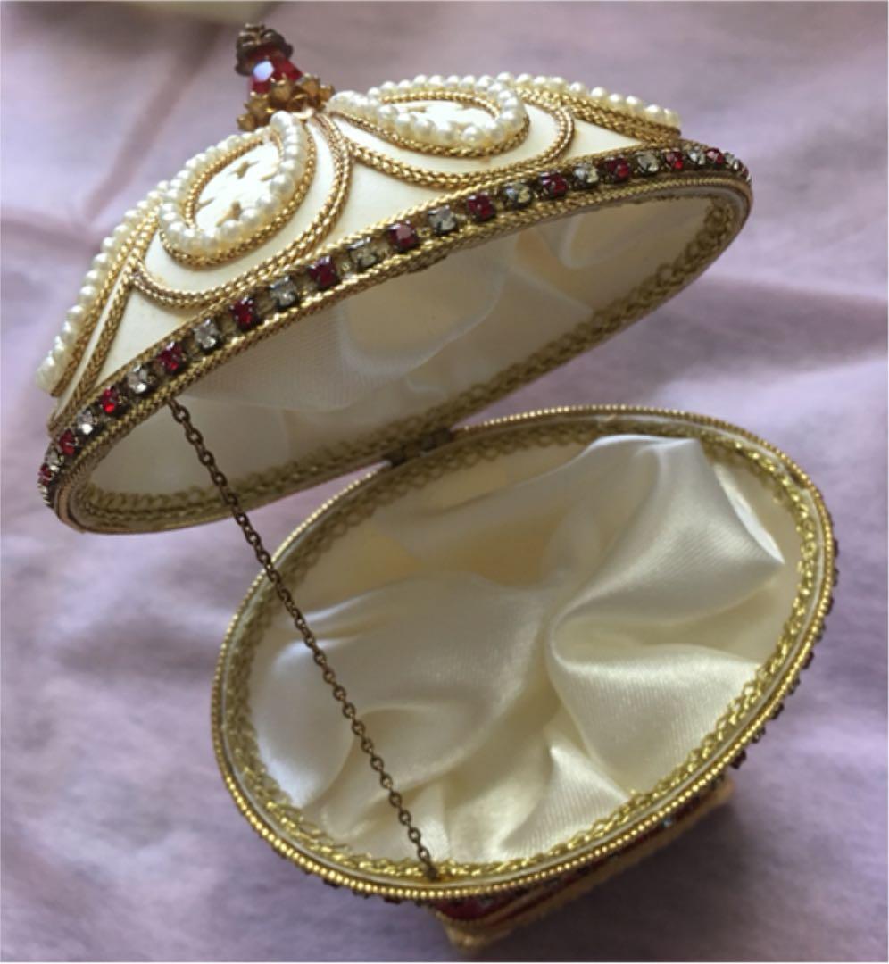 値引き済み　昭和レトロ デッドストック  エッグアート 三協オルゴール