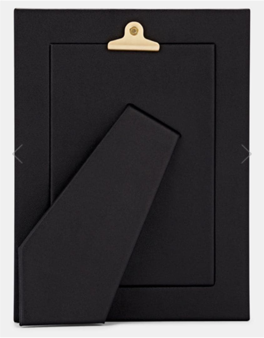 バーニーズ アメリカ製 本革 ワニ革調型押し 写真たて フォトフレーム