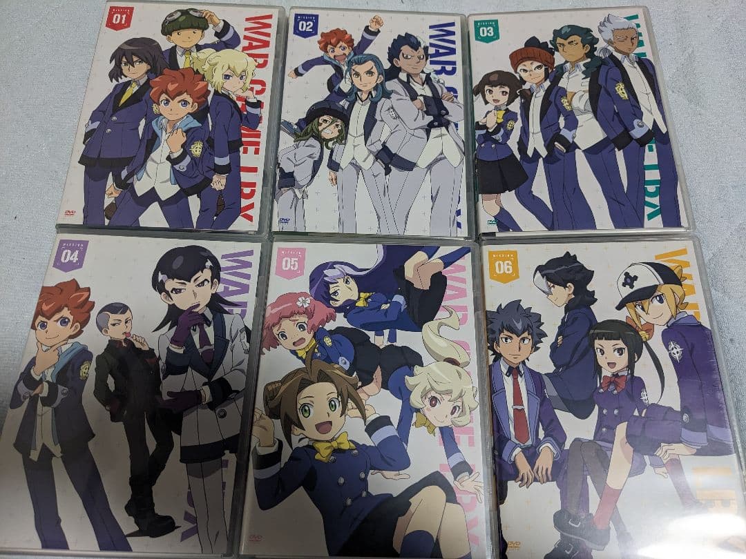 ミ*ロ様 ダンボール戦機WARS ウォーズ DVD 全12巻セット 書き下ろし小