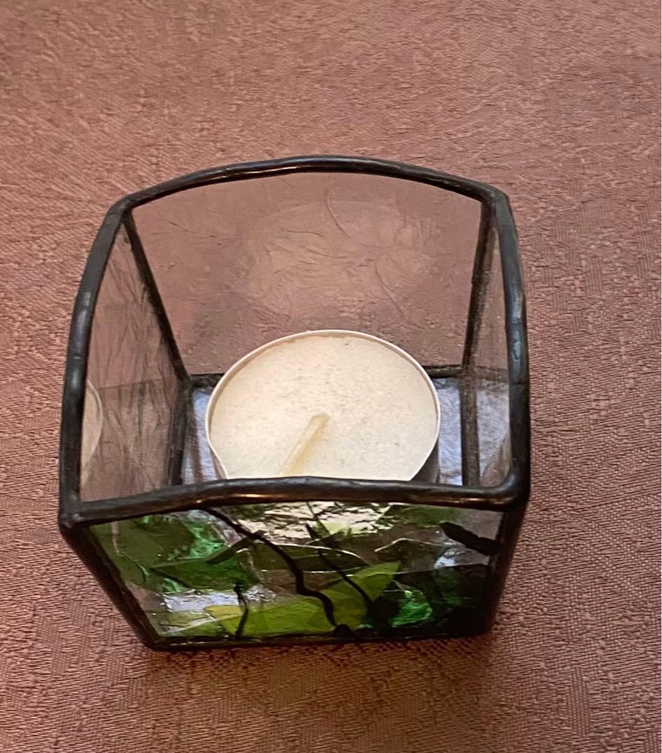 ステンドガラスペンダントライト 装飾工芸品規格（ミニステンドグラス付き）