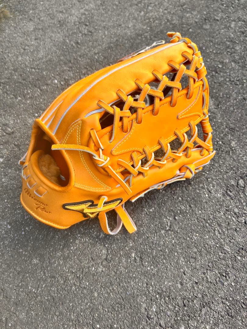 【新品未使用・タグ付き】【硬式】【ミズノプロ】【外野用】【袋付き】