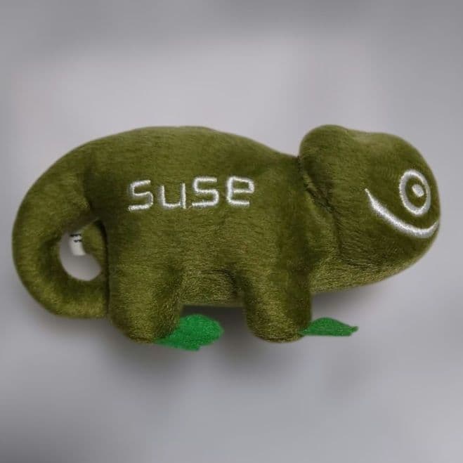 カメレオン ぬいぐるみ SUSE Novell レア 希少