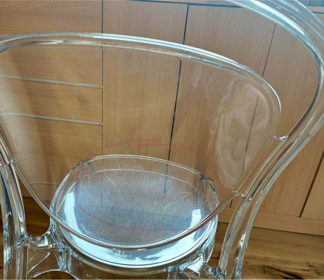 サマー　Calligaris Parisienne クリアチェア イタリア