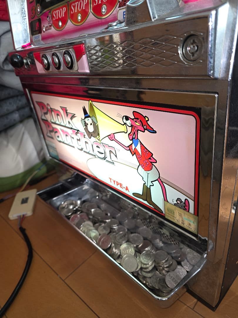 パチスロ実機 4号機 Pink Panther ピンクパンサー パチスロ