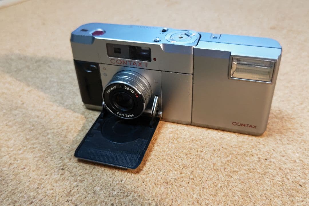 CONTAX T　 動作せず！　京セラコンタックス　フィルムカメラ　ストロボ付