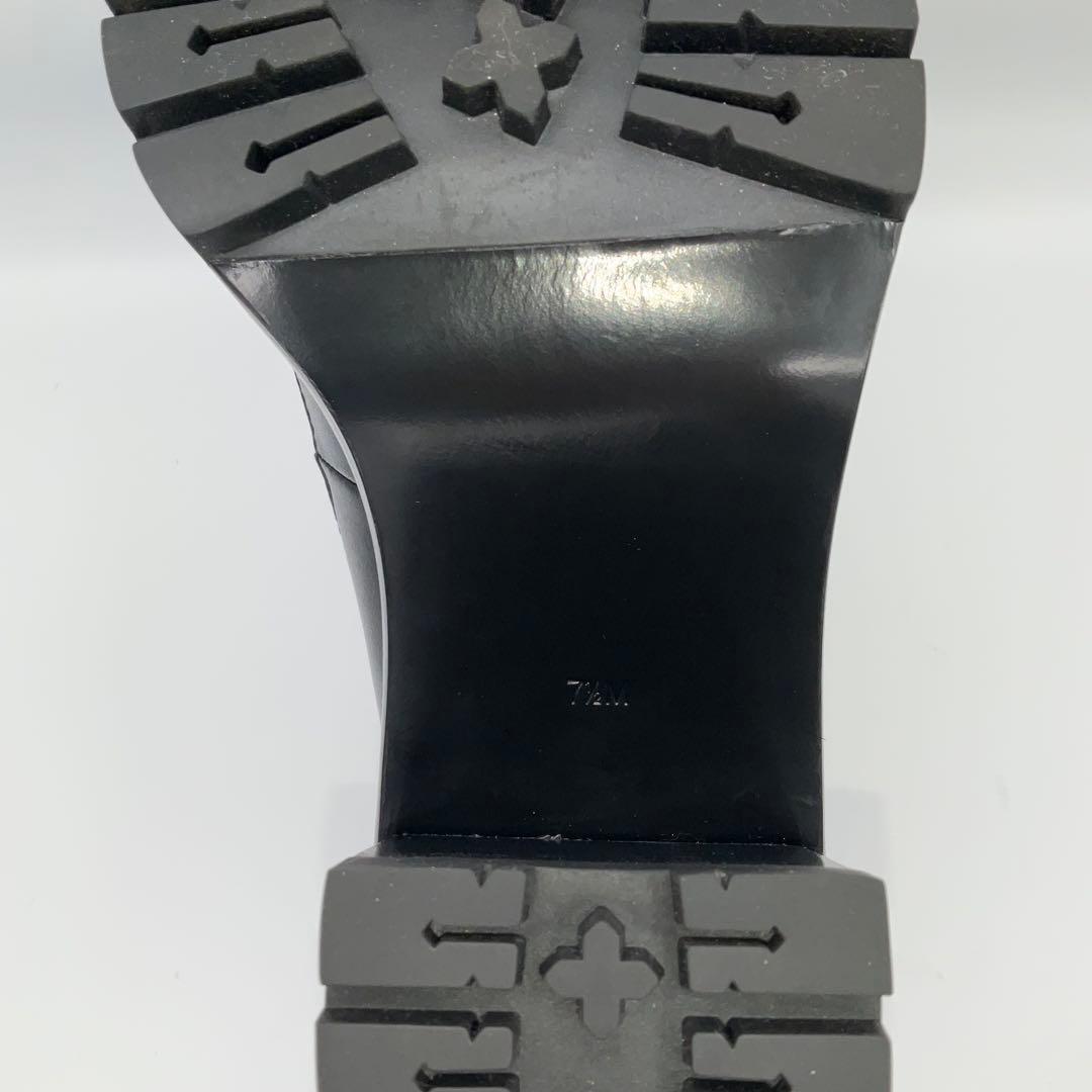 か*丸様 未使用に近い●箱付 トリーバーチ ショートブーツ サイズ7.5 ブラッ