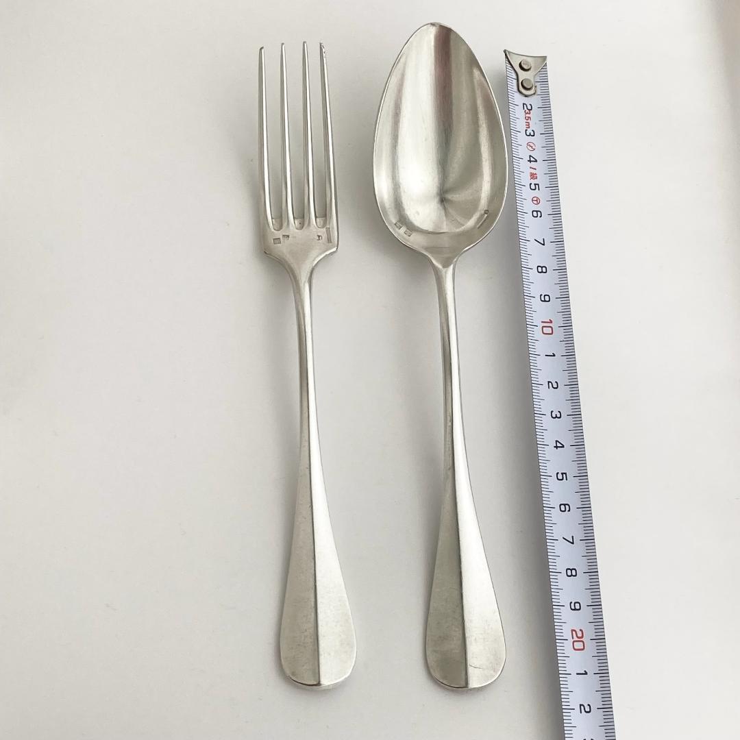 【リリ】フランスアンティーク⭐️フォークスプーン×2、ティースプーン2本