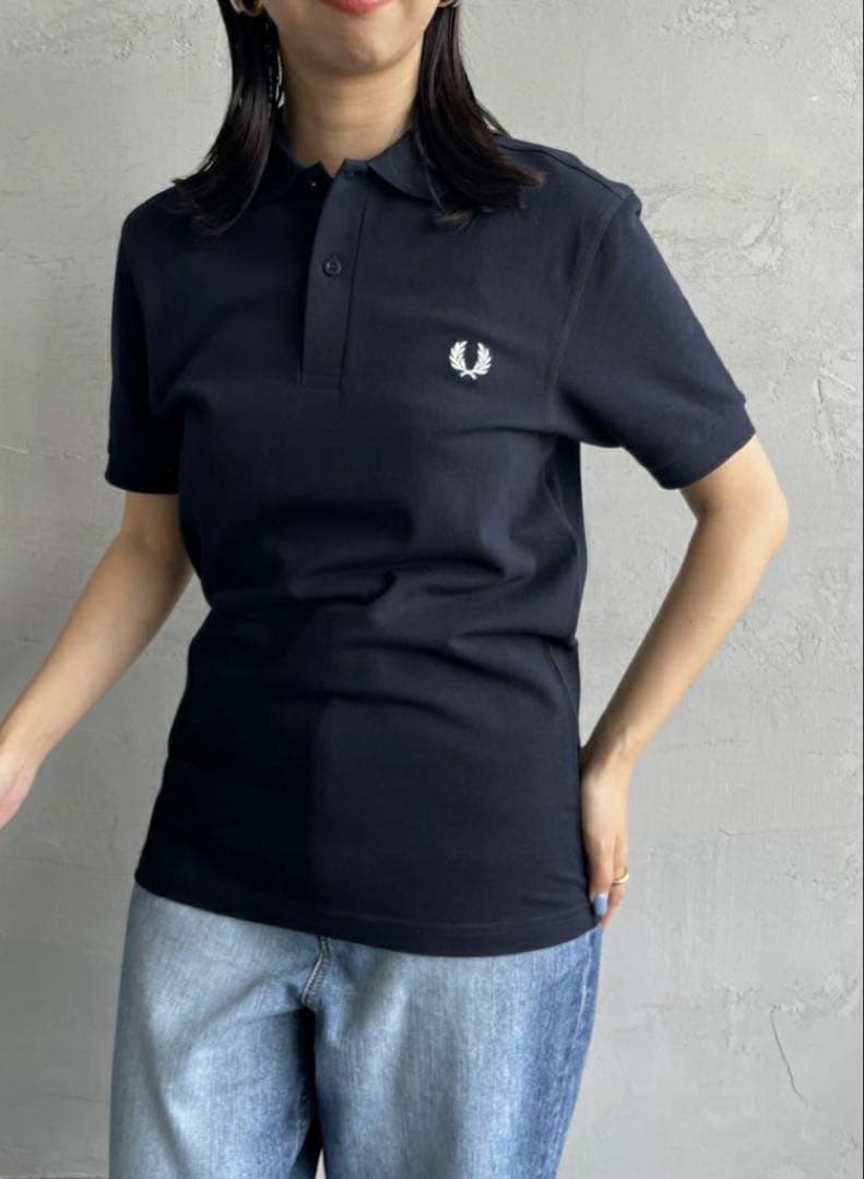 FRED PERRY ポロシャツ　ネイビー フレッドペリー　半袖ポロシャツ