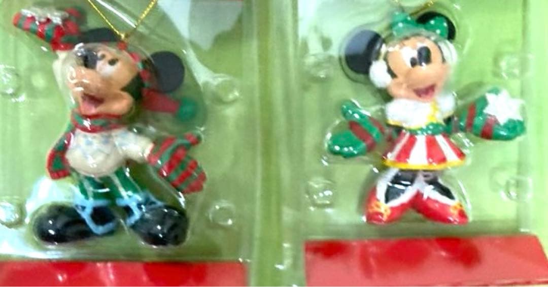 ミッキー  ミニー　クリスマスオーナメント　チップとデール　クリアファイル　新品