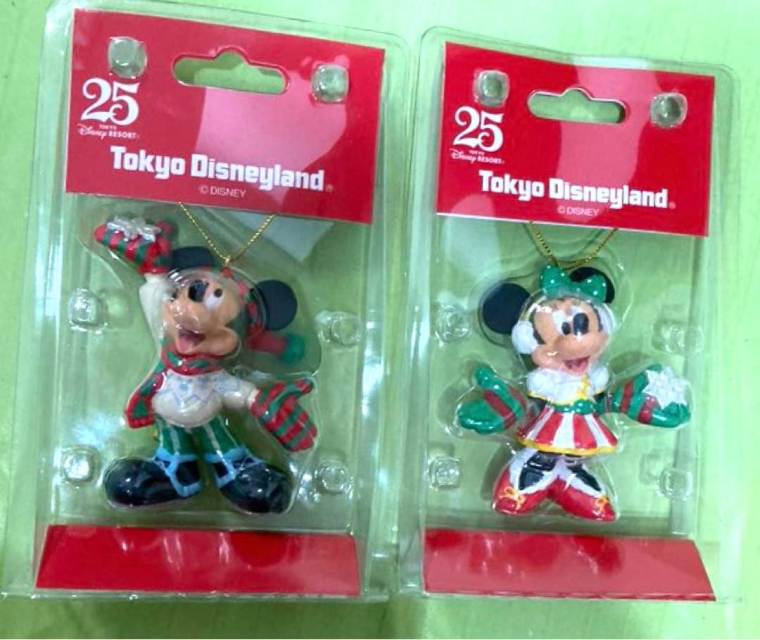 ミッキー  ミニー　クリスマスオーナメント　チップとデール　クリアファイル　新品