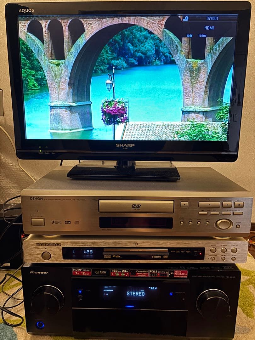 実働品パイオニアAVサラウンドアンプ VSA-LX55 AirPlay／3D対応