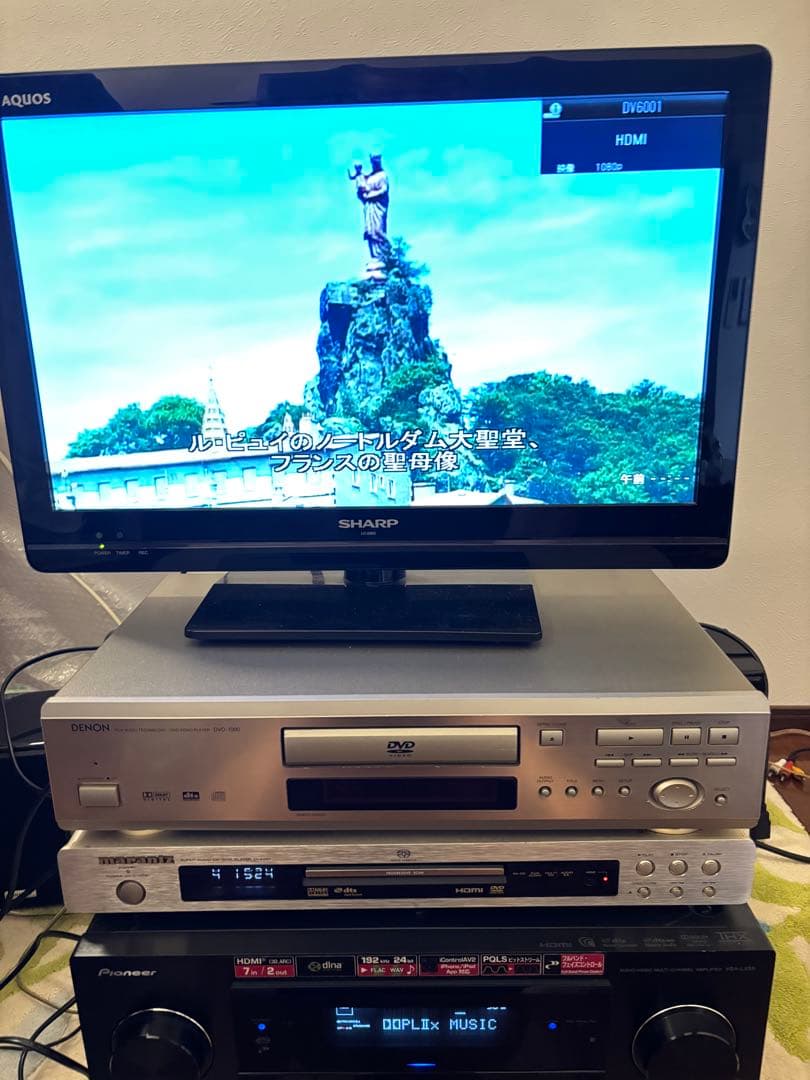 実働品パイオニアAVサラウンドアンプ VSA-LX55 AirPlay／3D対応