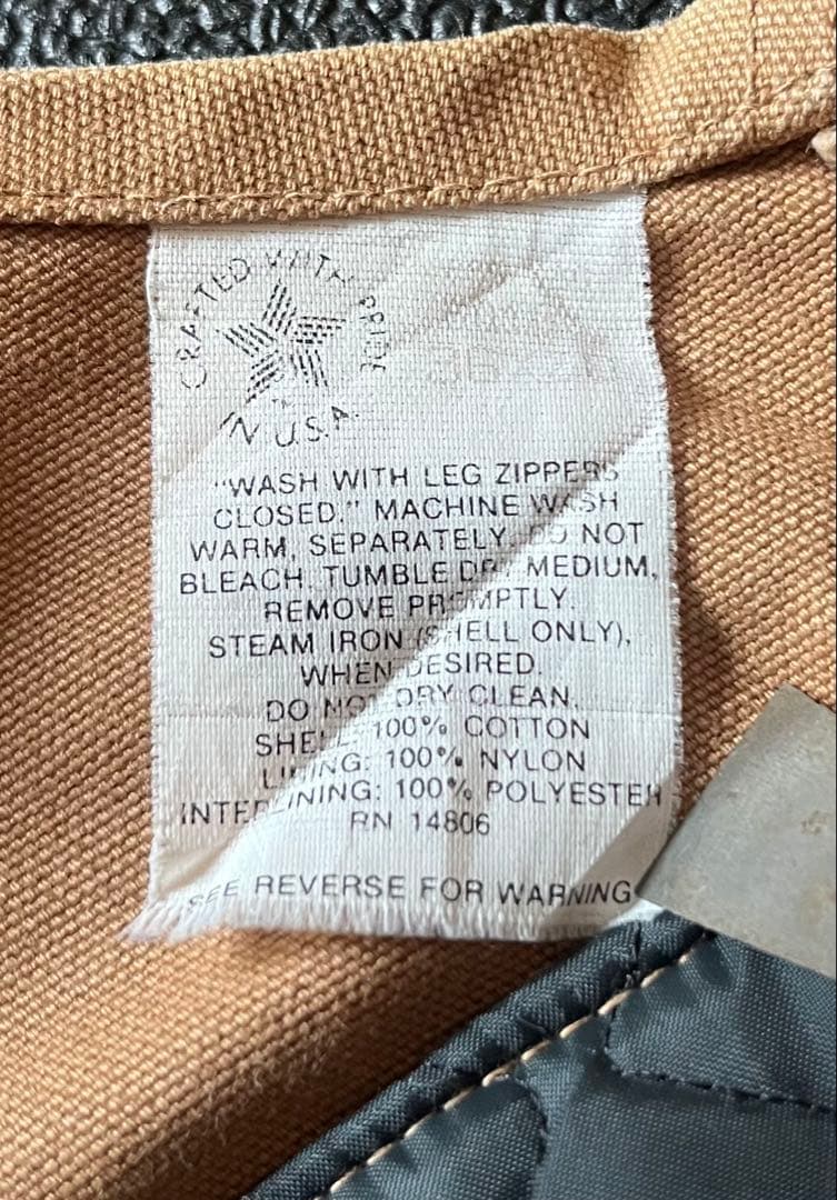 80s Carhartt カーハート 100years オーバーオール USA