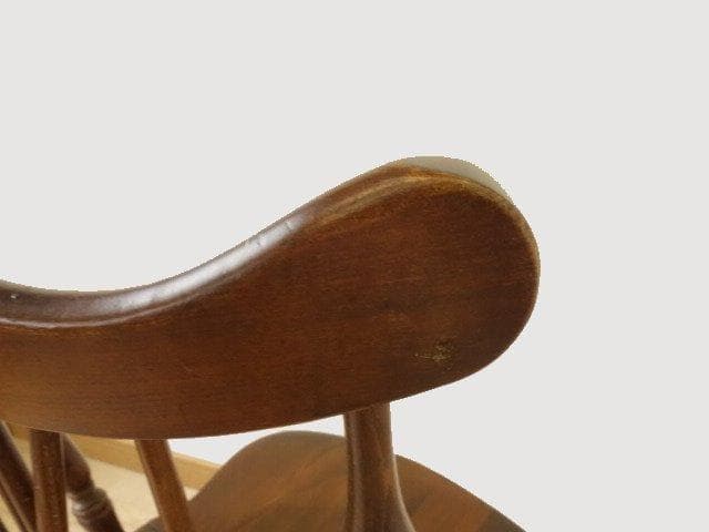 飛騨産業　キツツキ　スピンドルチェアーB　イス　椅子　 木製　再塗装済ＵＳＥＤ