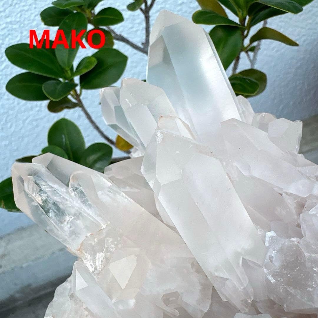 M1723☆ピンク水晶クラスター805g☆天然石　原石☆N50505