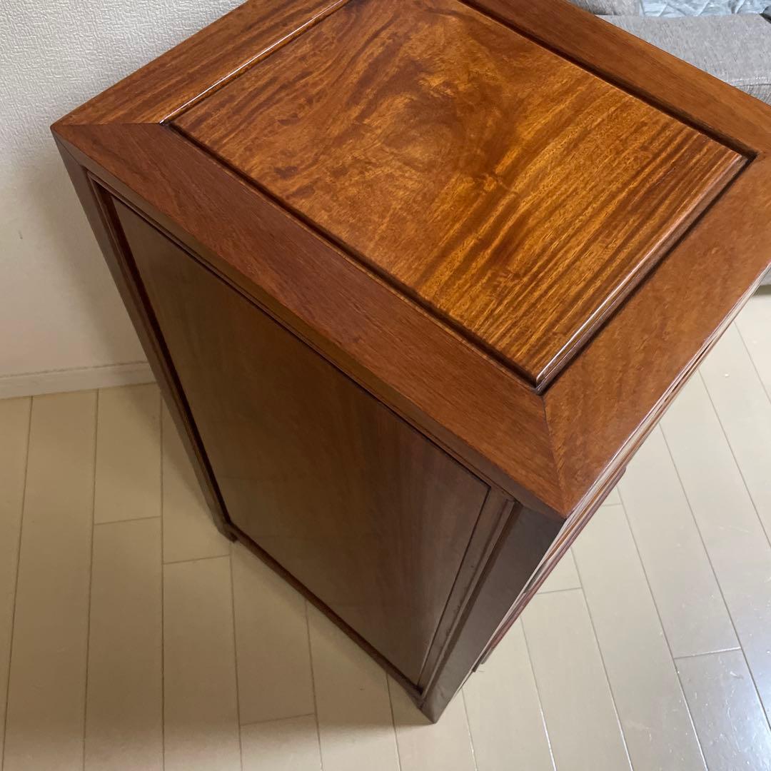 唐木チェスト 唐木家具 紫檀 木製 明清仕様 アンティーク 紫檀収納 無垢材