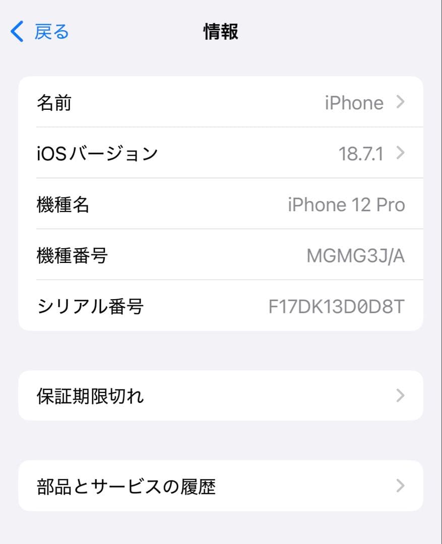 iPhone 12 Pro シルバー 本体 256GB