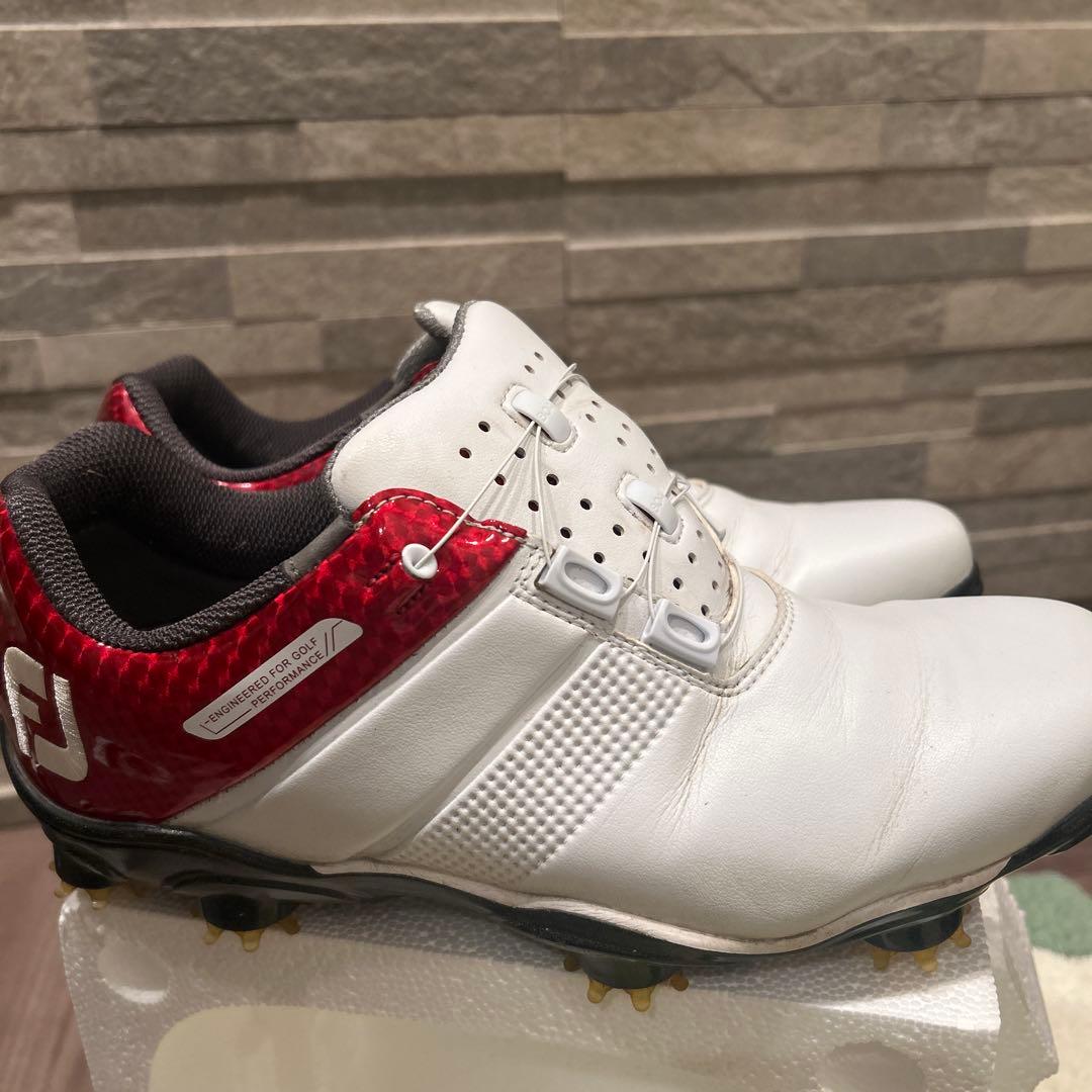 FJ パフォーマンスシューズ BOA ホワイト/レッド