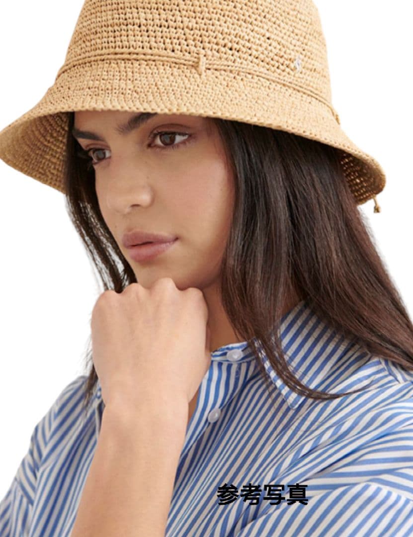 ヘレンカミンスキー ラフィア ハツト 帽子 ナチュラル