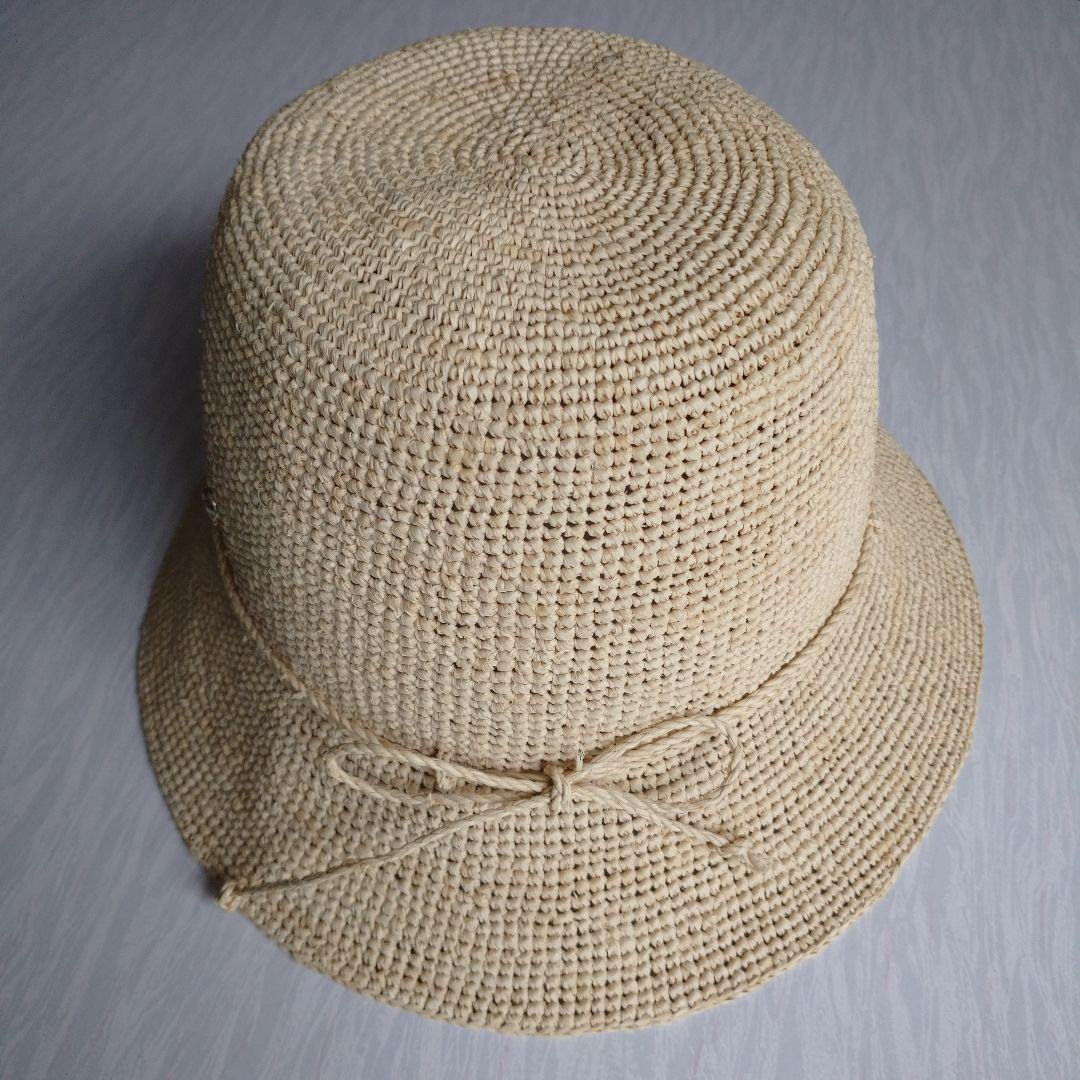 ヘレンカミンスキー ラフィア ハツト 帽子 ナチュラル