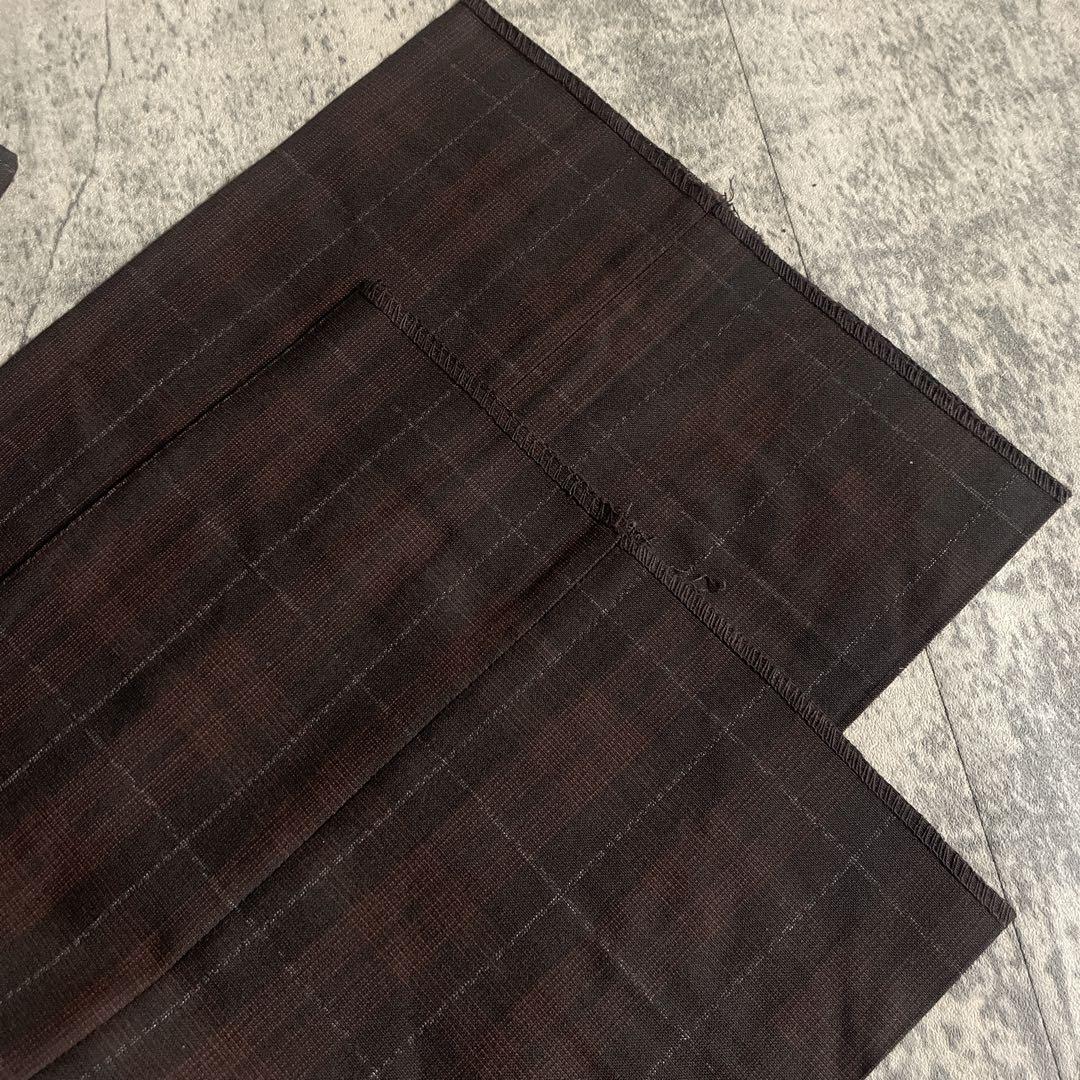 未使用 OLD GUCCI ネクタイ オッドベスト チェック柄 3ピース スーツ