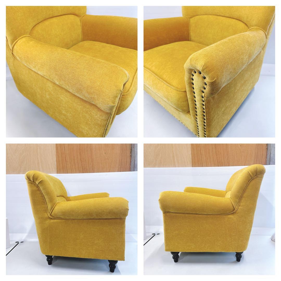 ★送料込み★VINCENT ヴィンセント ソファ 1人掛け アンティーク調