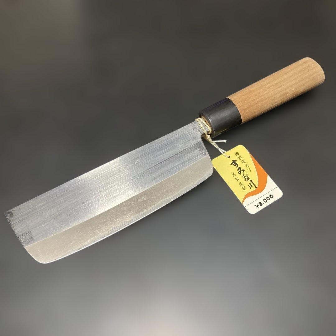 手打造　菜切包丁　東京すみだ川　新品未使用　ビンテージ　自宅長期保管美品