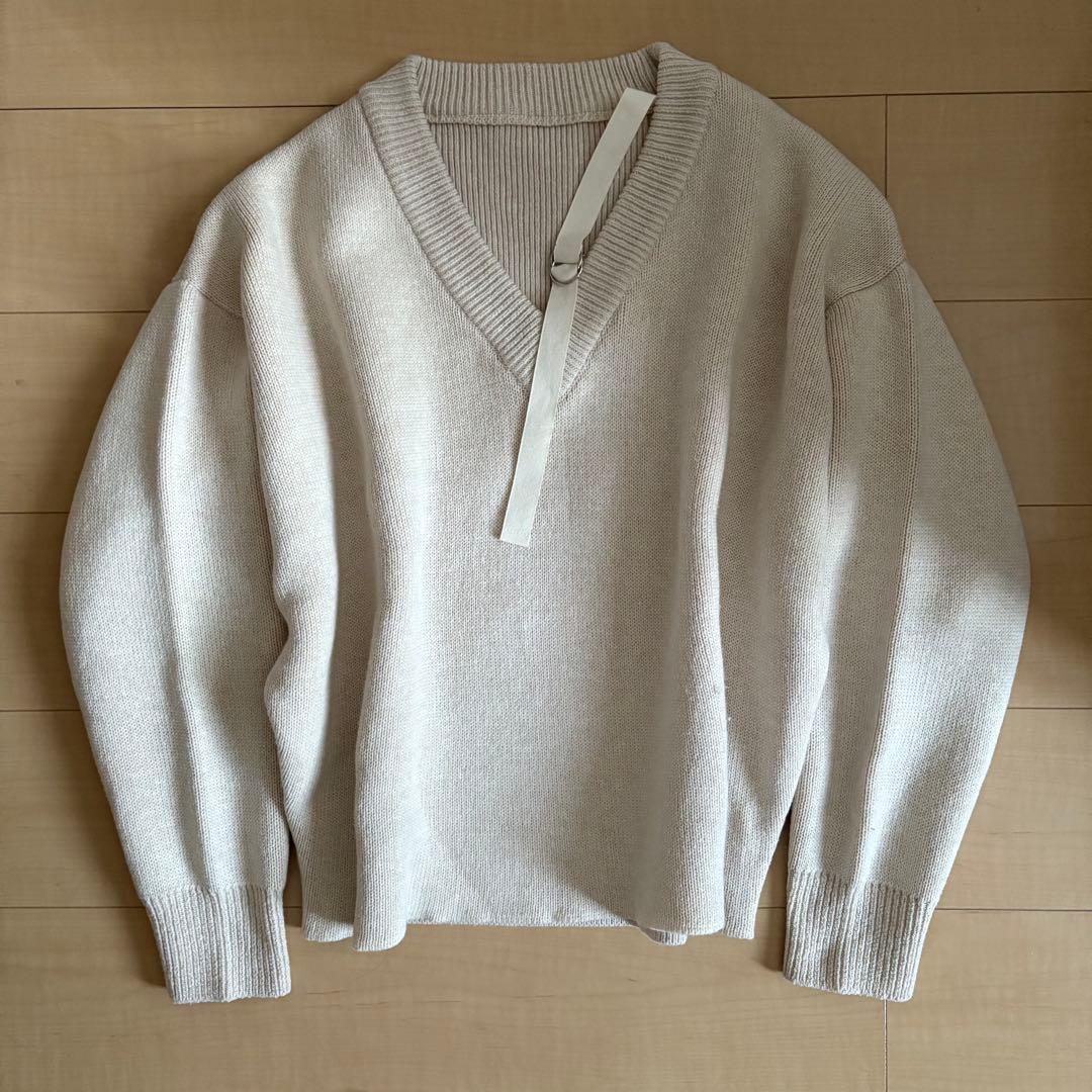 結*様 23aw JACQUEMUS sweater Vネック ウール ニット