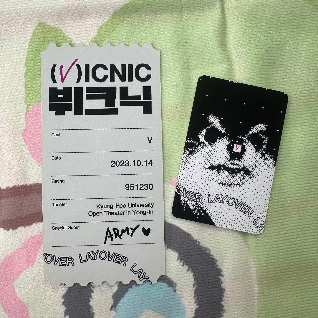 BTS Layover VICNIC 限定 ファンミ トレカ V トレカ
