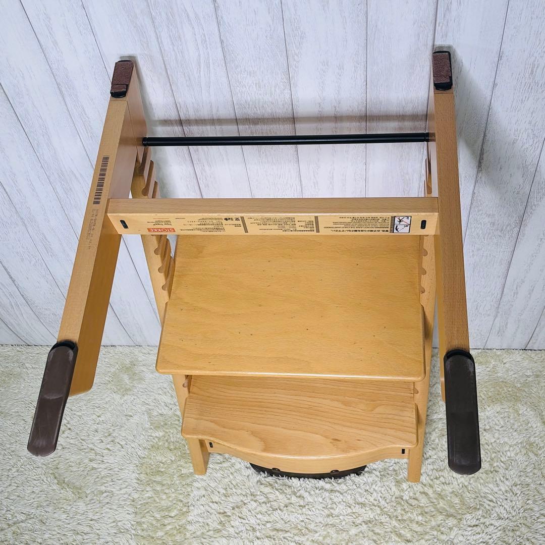 【美品】ストッケ トリップ トラップ ベビーチェア シリアル6 ベビーセット付き
