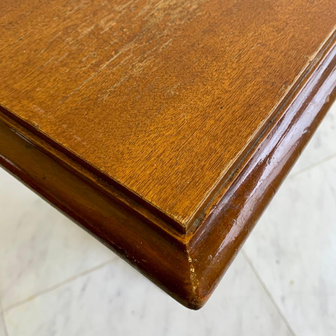 ヴィンテージ 木製 サイドテーブル レトロ 喫茶店 カフェテーブル ②