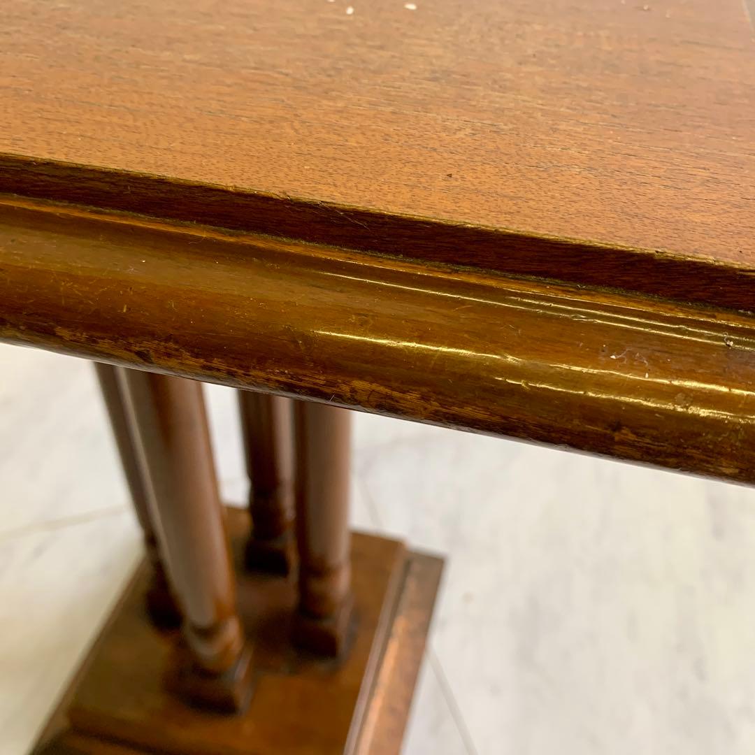 ヴィンテージ 木製 サイドテーブル レトロ 喫茶店 カフェテーブル ②