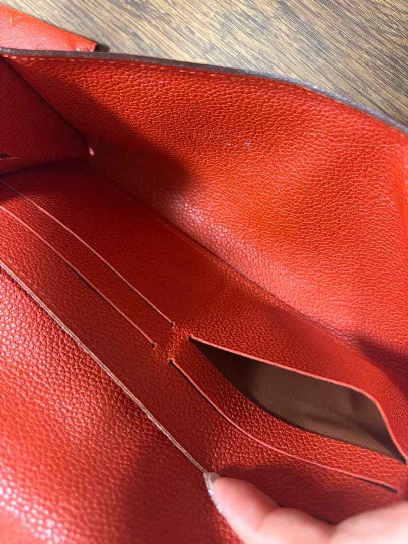Louis Vuitton オレンジ　ルイヴィトン モノグラム 長財布