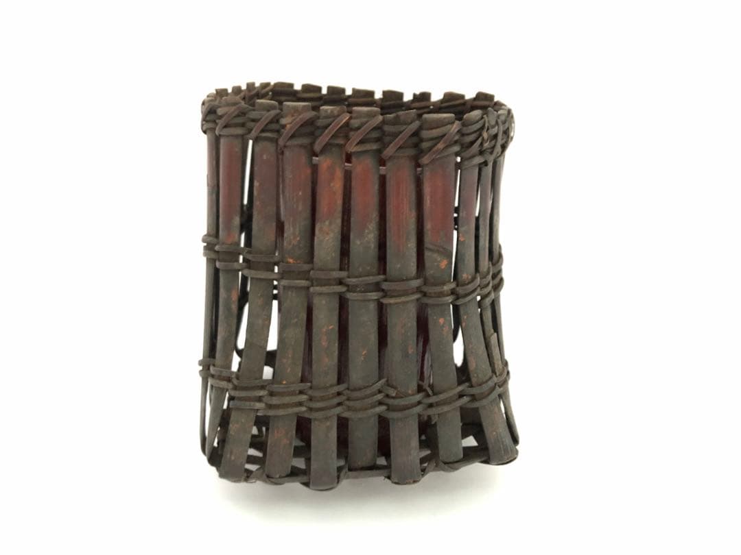 茶道具 唐物 篭 籠 花入 竹良斉極 茶道