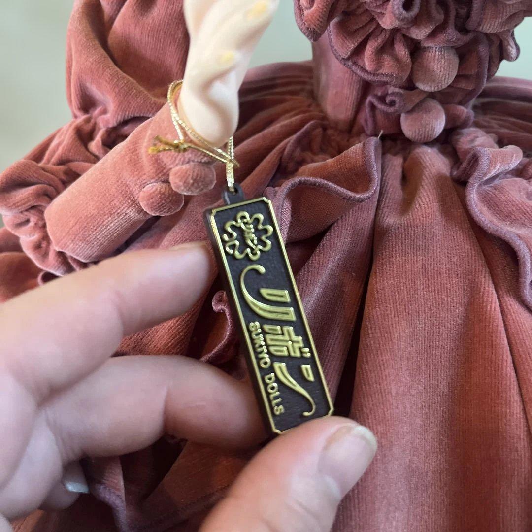 【極美品・ケース付】スキヨドール リボン印 フランス人形 ポーズ人形 昭和レトロ