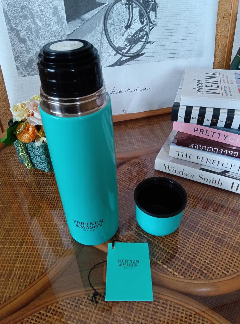 フォートナム＆メイソン　フラスコ（水筒）　箱付き
