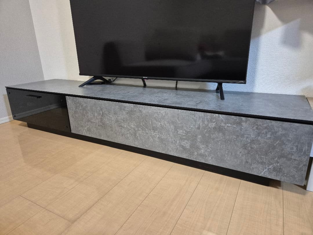 テレビボード 石目調 180cm