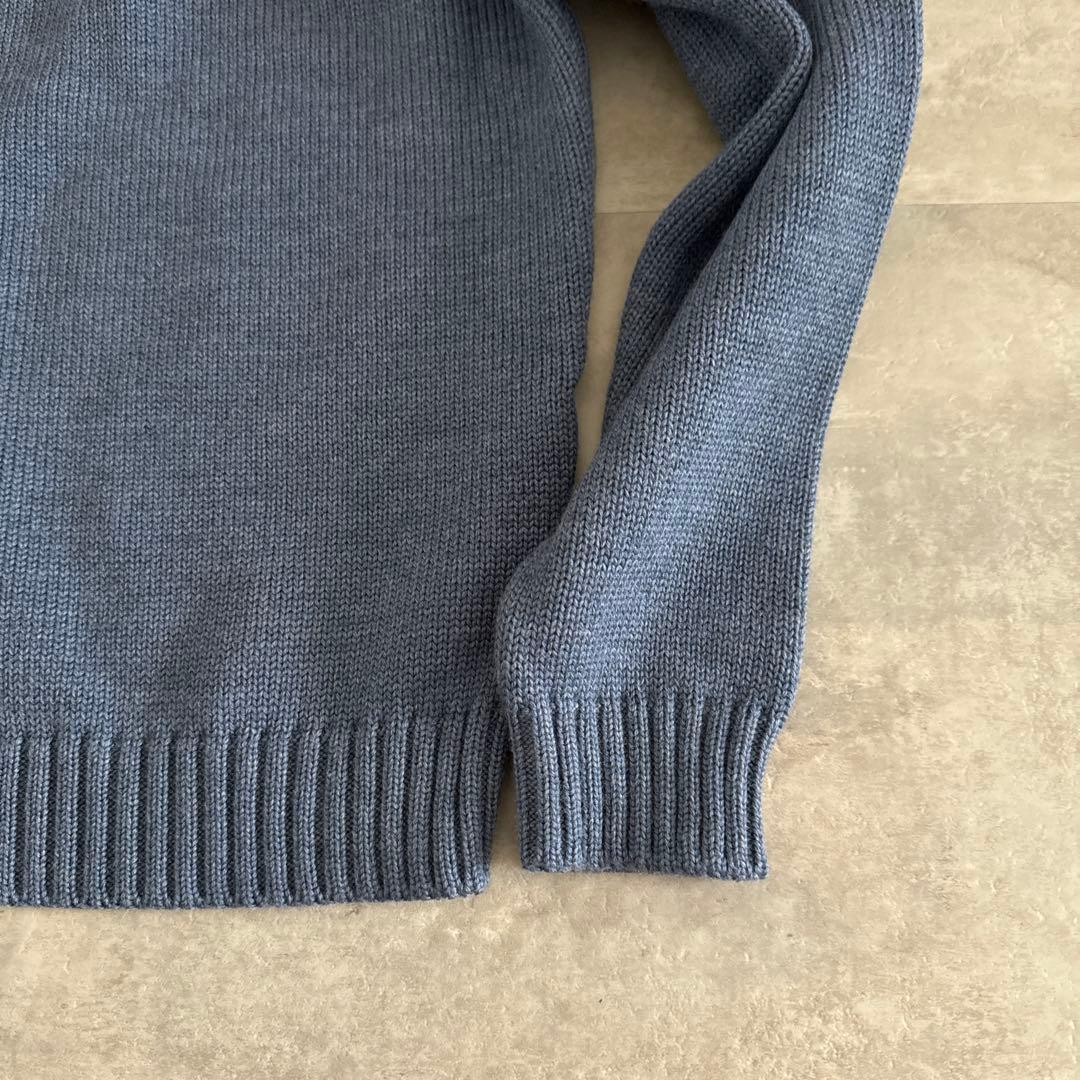 ZANONE タートルネックセーター ブルー