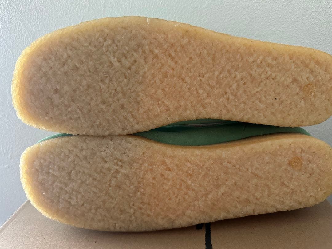 靴 STUSSY x CLARKS Wallabee UK10 SAGE