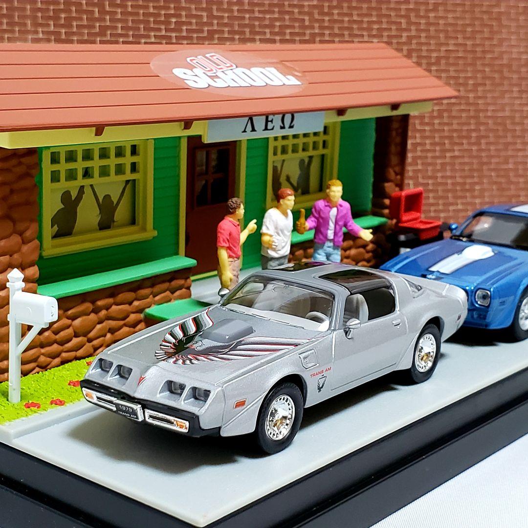 1/43　トランザム3台セット！ジオラマケースディスプレイセット　美品