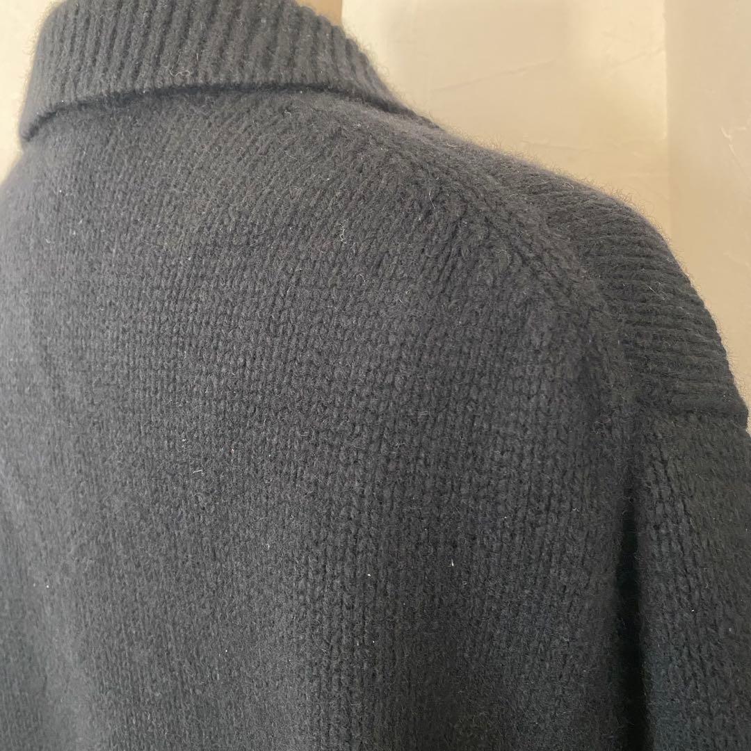 MARGARET HOWELL ドライバーズ ニット ジップアップ カシミヤ混