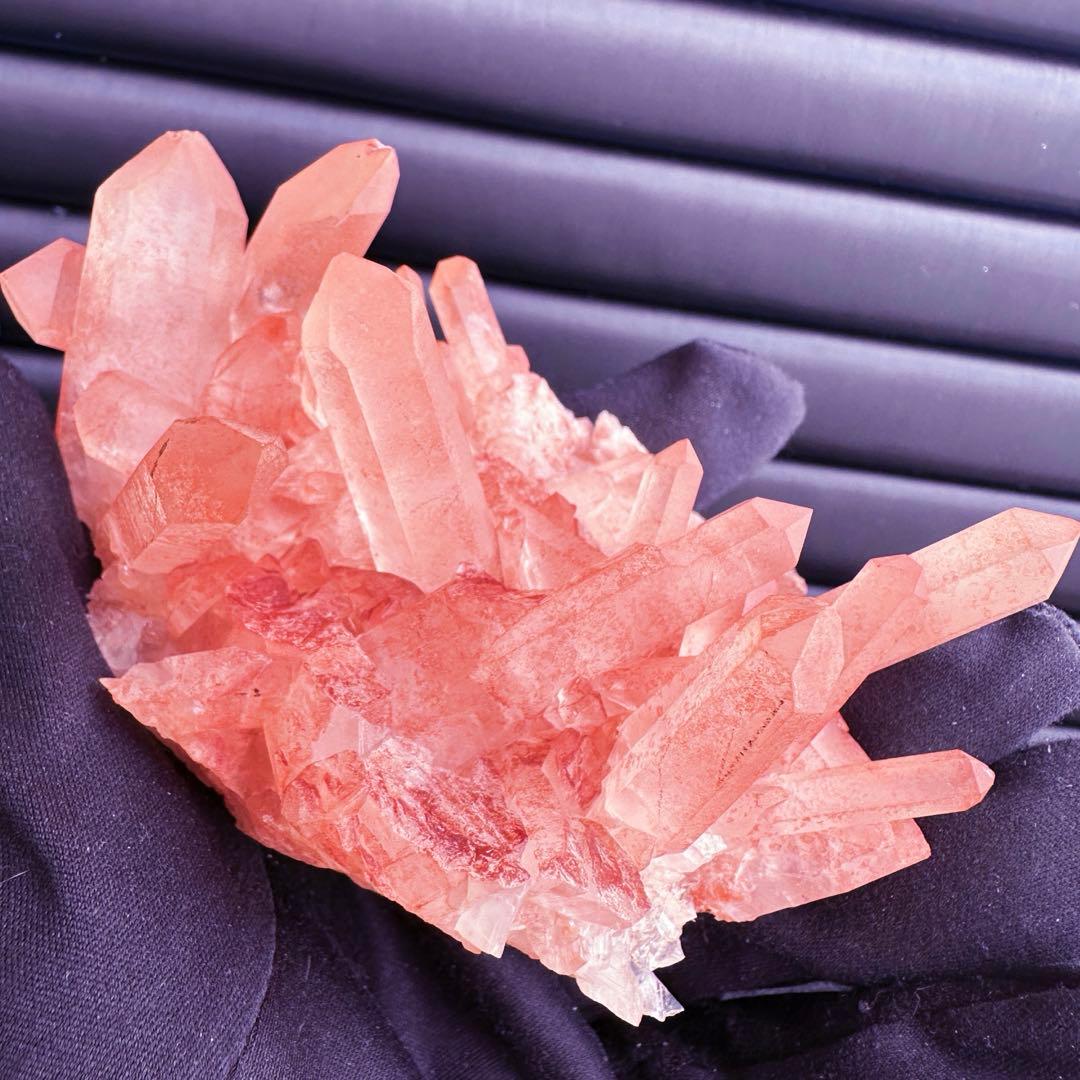 爆レア❗️浄化❗️超綺麗♡超強いパワー ピンク ヒマラヤ クラスター天然石A1541