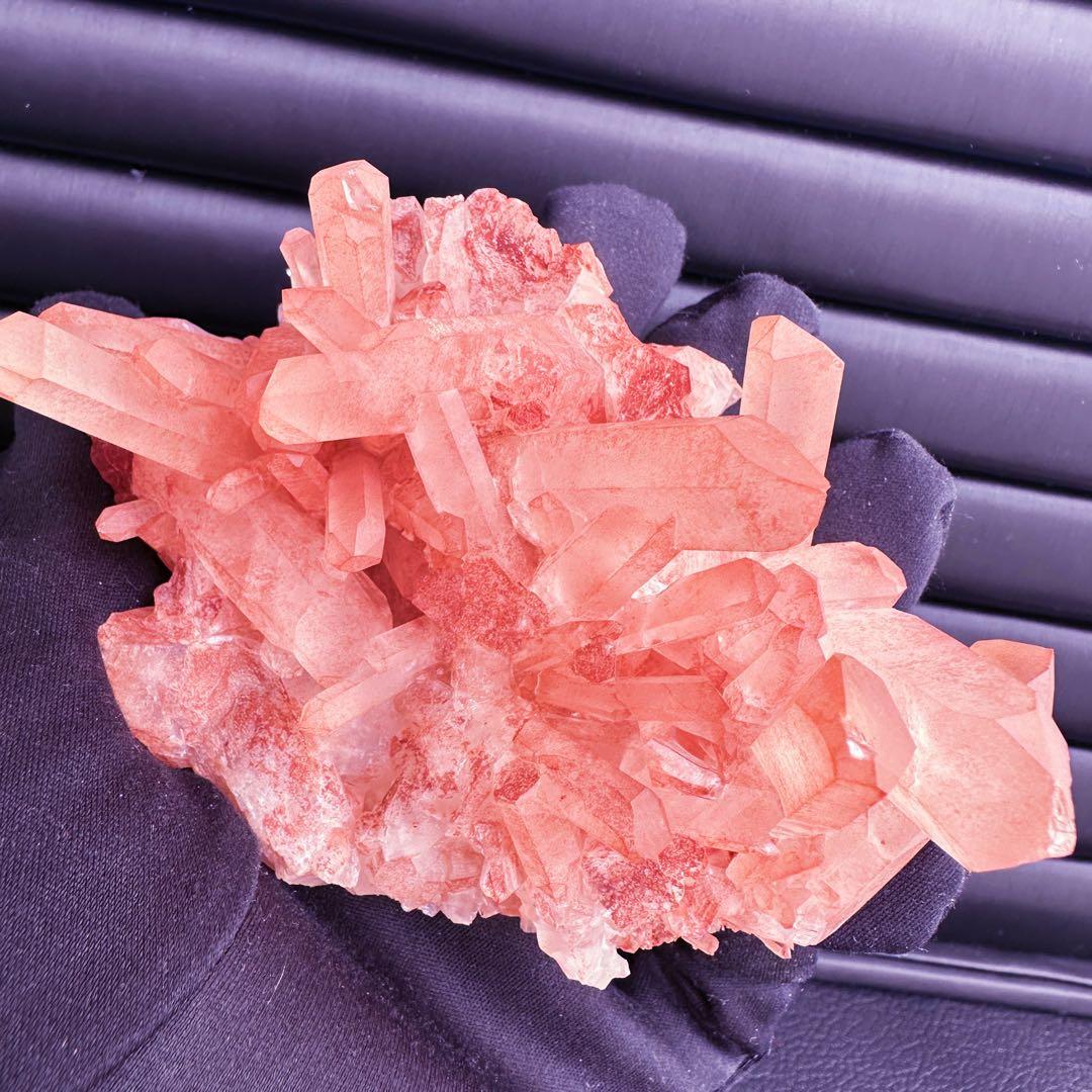 爆レア❗️浄化❗️超綺麗♡超強いパワー ピンク ヒマラヤ クラスター天然石A1541